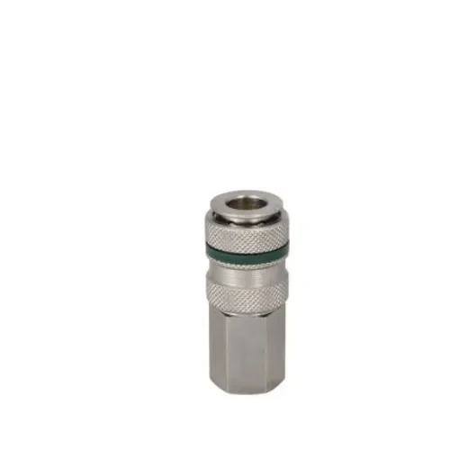RS PRO Brass, Stainless Steel Female Pneumatic Quick Connect Coupling, G 1/2 Female Threaded - 017 DG 21 product image