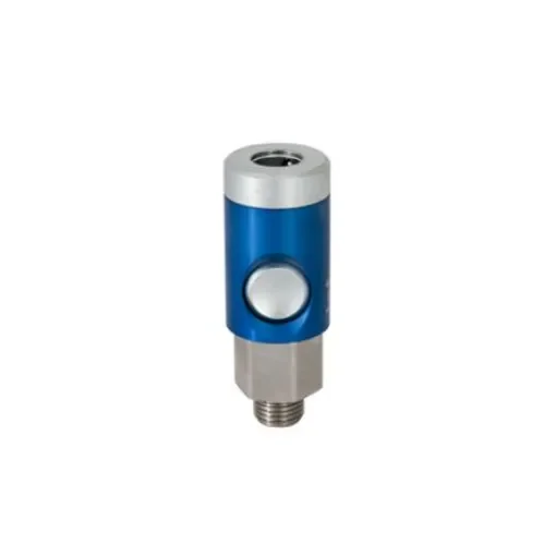 RS PRO Aluminium, Brass, Steel Male Pneumatic Quick Connect Coupling, R 3/8 Male Threaded - 025S.08 EG 17 product image
