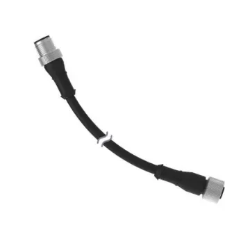 Banner Straight Female 5 way M12 to Straight Male 5 way M12 Sensor Actuator Cable, 2m - MQDEC-515SS product image