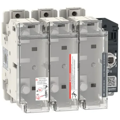 Schneider Electric Fuse Switch Disconnector, 3 Pole, 160A Max Current, 50kA Fuse Current - LV481633 product image