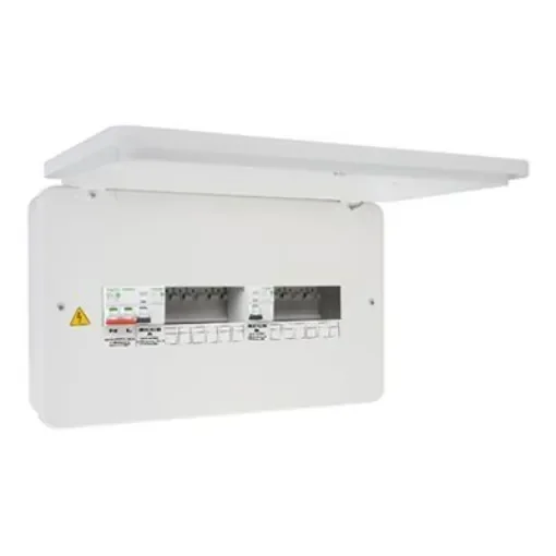 Schneider Electric 12 Way Split Load Metal Consumer Unit, 63A, IP2X, IP3X R9H - R9HMSR6R6 product image