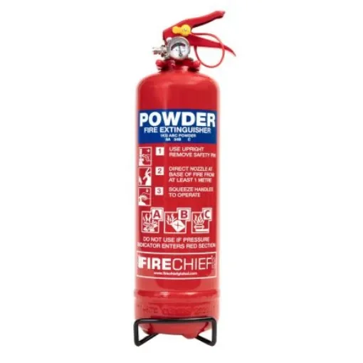 RS PRO 1kg Dry Powder Fire Extinguisher for Multipurpose Work (A, B, C) - 100-1679 product image