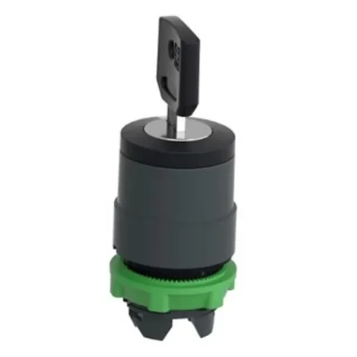 Schneider Electric Harmony XB5 3-position Key Switch Head, Spring Return Right to Centre, 22mm Cutout - ZB5AG05 product image