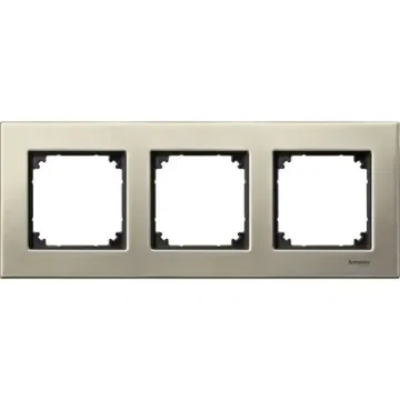 Schneider Electric Brown 3 Gang Light Switch Cover - MTN403305 product image