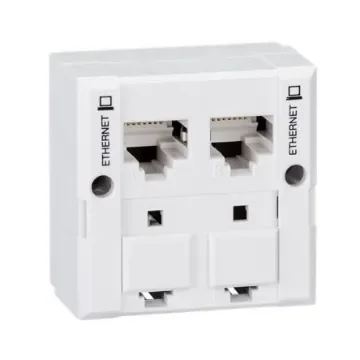 Schneider Electric VDI Series 2-Port RJ45 Splitter - VDI7544B product image