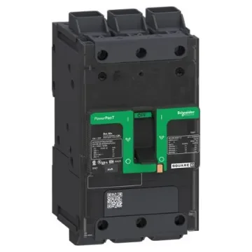 Schneider Electric, PowerPact Circuit breaker 3P 110A, Breaking Capacity 18 kA, DIN Rail Mount - BDL36110LU product image