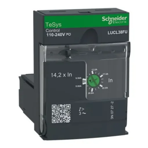 Schneider Electric 22 kW Control Unit, 690 V ac, 3 Phase, 38 A, Motor Managment Function, 690 V ac - LUCL38FU product image
