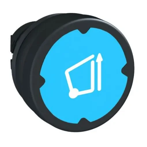 Schneider Electric ZB5A Series Blue Push-In Push Button Head, 22mm Cutout, IP66, IP67 - ZB5AC98005 product image