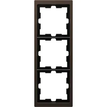 Schneider Electric Brown 3 Gang Light Switch Cover - MTN4030-6552 product image