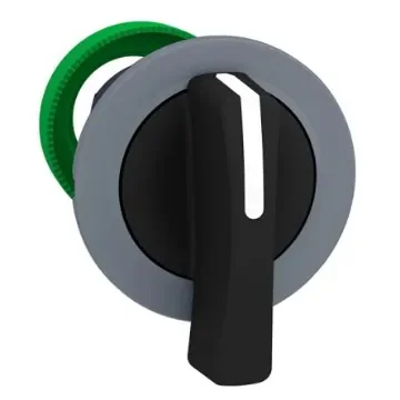 Schneider Electric ZB5 Series 2 Position Selector Switch Head, 30.5mm Cutout - ZB5FJ2C0 product image