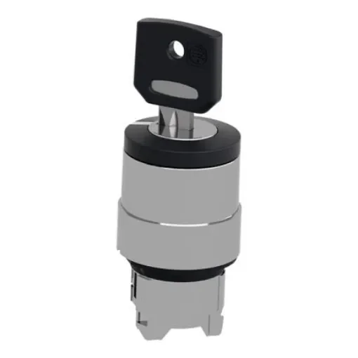 Schneider Electric ZB4 2-position Key Switch Head, 22mm Cutout - ZB4BG2F034 product image