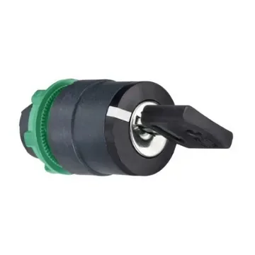 Schneider Electric ZB5 2-position Key Switch Head, 22mm Cutout - ZB5AG2C product image