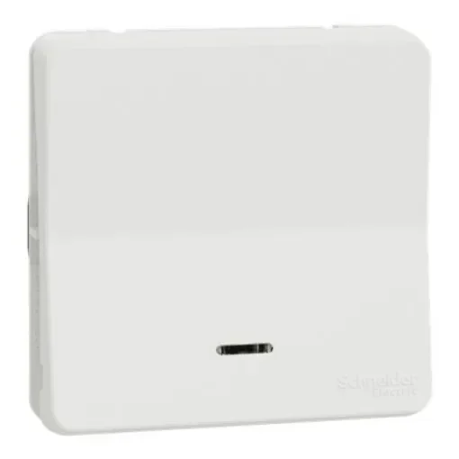 Schneider Electric White Push Button Light Switch, 2 Way, MUR - MUR39024 product image