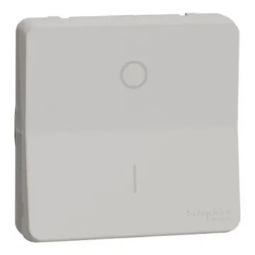 Schneider Electric White Push Button Light Switch, 1 Way, MUR - MUR39033 product image
