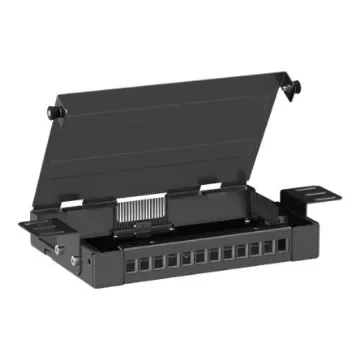 Schneider Electric VDIM Series Male Ethernet Connector, Cable, Cat5e, Cat6, Cat6a, STP Shield Straight 12 Port - VDIM61712B product image