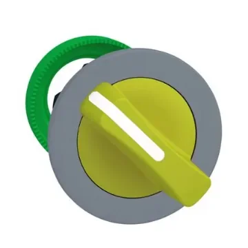 Schneider Electric ZB5 Series 2 Position Selector Switch Head, 30.5mm Cutout - ZB5FD205C0 product image