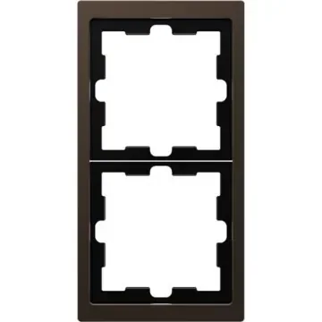 Schneider Electric Brown 2 Gang Light Switch Cover - MTN4020-6552 product image