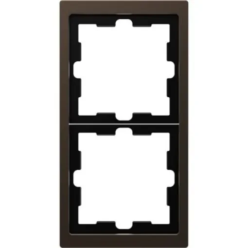 Schneider Electric Brown 2 Gang Light Switch Cover - MTN4020-6552 product image