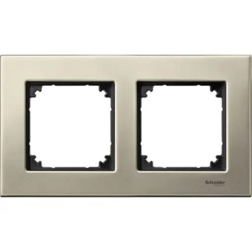 Schneider Electric Brown 2 Gang Light Switch Cover - MTN403205 product image