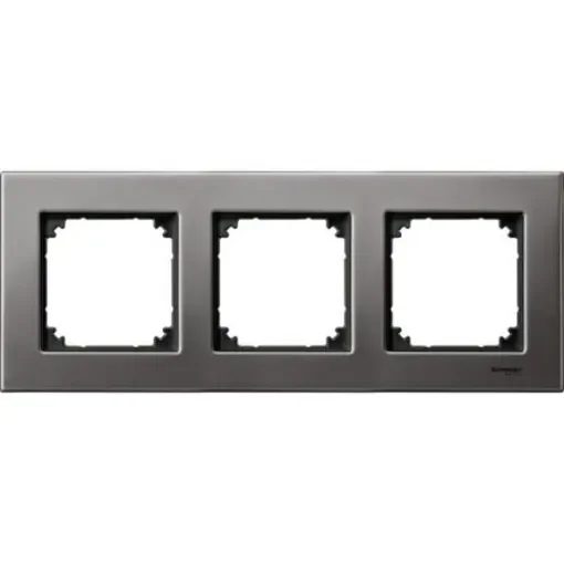 Schneider Electric Grey 3 Gang Light Switch Cover - MTN403314 product image