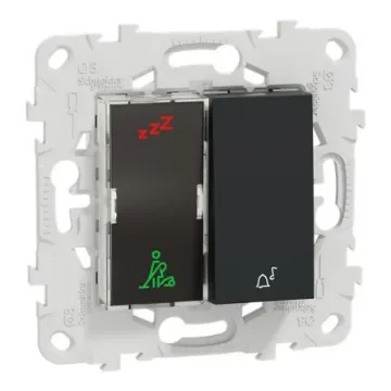 Schneider Electric White Push Button Light Switch, NU - NU577754 product image