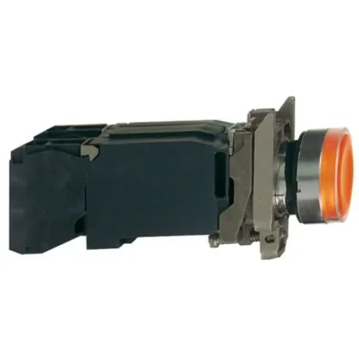 Schneider Electric XB4 Series Illuminated Push Button, Slow Break, Panel Mount, 220V, IP66, IP67, IP69, IP69K - XB4BW3545 product image