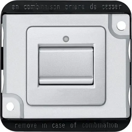 Schneider Electric Grey Rocker Light Switch, 2 Way, MTN - MTN3116-7060 product image