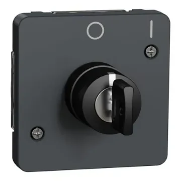 Schneider Electric IP55 Key Switch, 1NO, 3A 3-Way Straight-Key - MUR35062 product image