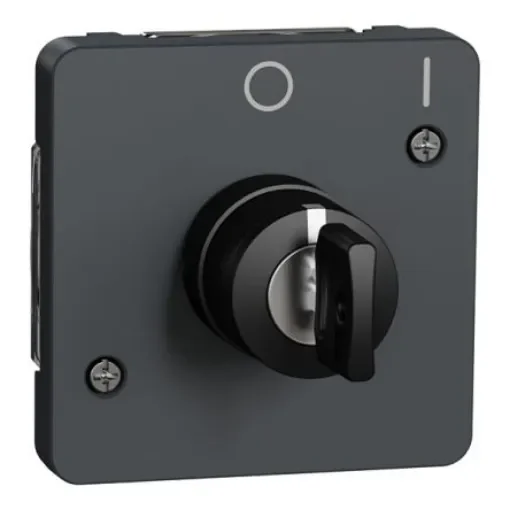 Schneider Electric IP55 Key Switch, 1NO, 3A 3-Way Straight-Key - MUR35062 product image