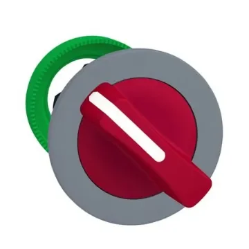 Schneider Electric ZB5 Series 2 Position Selector Switch Head, 30.5mm Cutout - ZB5FD204C0 product image