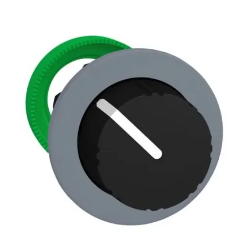 Schneider Electric ZB5 Series 2 Position Selector Switch Head, 30.5mm Cutout - ZB5FD29C0 product image