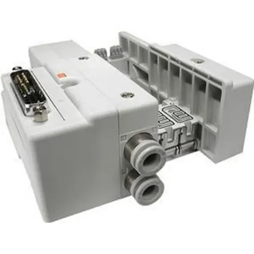 SMC SQ1000 series 7 station D-Sub Manifold, SS5Q13-07FD0-D-Q product image
