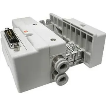 SMC SQ1000 series 8 station D-Sub Manifold, SS5Q13-08FD0-D-Q product image