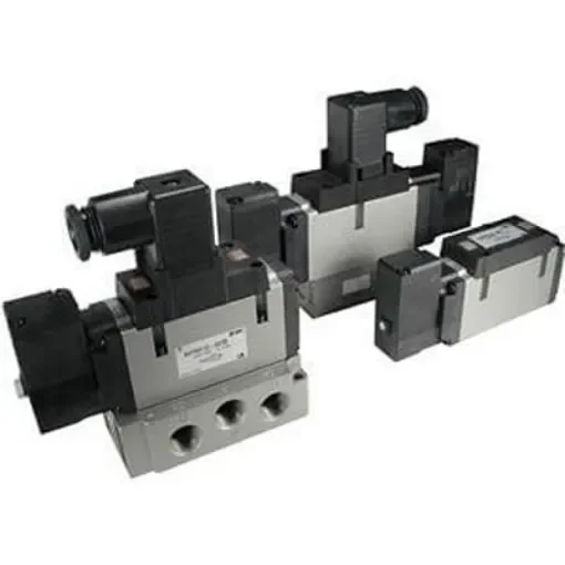 SMC 2 Position Single Pneumatic Solenoid Valve - Solenoid VFR3000 Series 220V ac - VFR3100-5FZ-Q product image