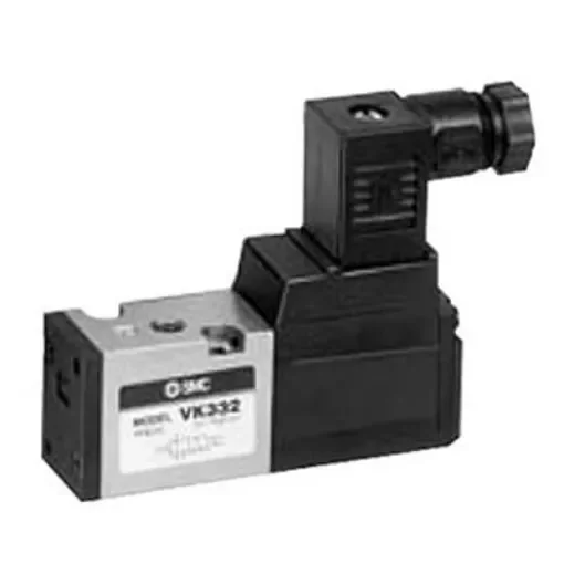 SMC Vacuum Pneumatic Solenoid Valve - Solenoid M5 x 0.8 VK300 Series 24V dc - VK332V-5DO-M5-Q product image