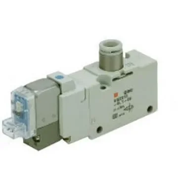 SMC 2 Position Single Pneumatic Solenoid Valve - Solenoid One-Touch Fitting 6 mm VQZ Series 24V dc - VQZ212BR-5M1-C6-Q product image