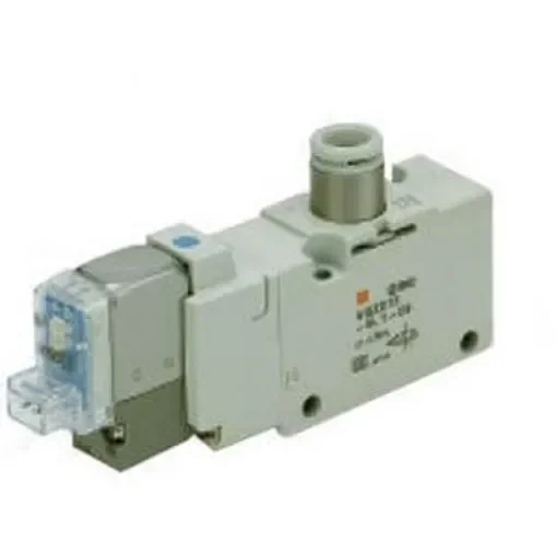 SMC 2 Position Single Pneumatic Solenoid Valve - Solenoid One-Touch Fitting 6 mm VQZ Series 24V dc - VQZ212BR-5M1-C6-Q product image
