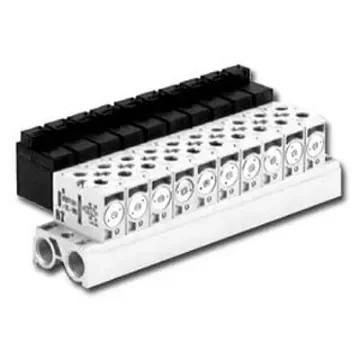 SMC VQD1000 series 3 station M5 Manifold Base, VV4QD15-03M5-Q product image