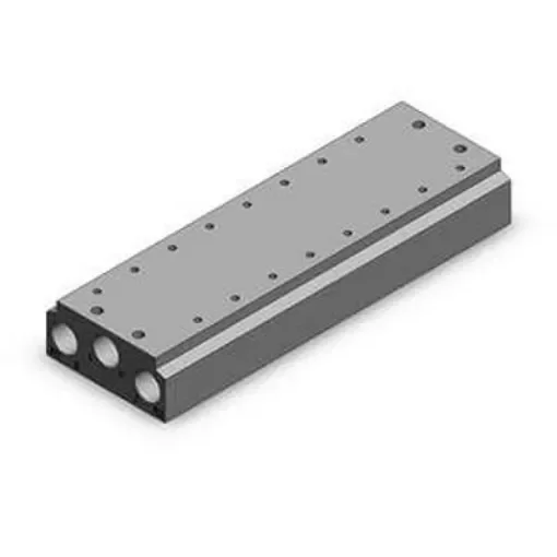 SMC VQZ2000 series 2 station Manifold Base, VV5QZ22-02C-00F-Q product image