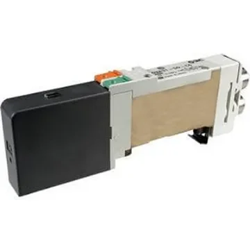 SMC 2 Position Single Pneumatic Solenoid Valve - Solenoid One-Touch Fitting 6 mm SQ2000 Series 24V dc - SQ2131N-51-L6-Q product image