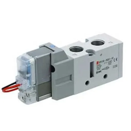 SMC 2 Position Double Solenoid Pneumatic Solenoid Valve - Double Solenoid G 1/4 VF3000 Series 24V dc - VF3233-5YOD1-02F product image