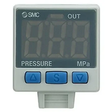 SMC PNP Open Collector 1 Output Pressure Switch, R 1/8 0MPa to 10 bar - ISE35-R-65-MLA product image