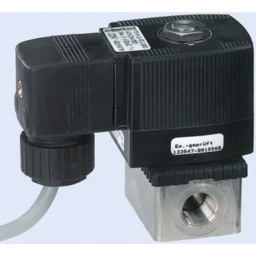 Burkert Solenoid Valve 351926, 2 port(s) , NC, 230 V ac/dc, 1/8in product image