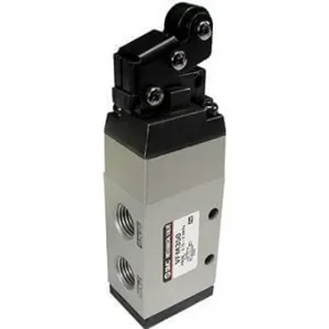SMC Roller Lever 5 Port Mechanical Valve Mechanical Valve EVFM300 Series, G 1/4, 1/4in, EVFM350-F02-01 product image