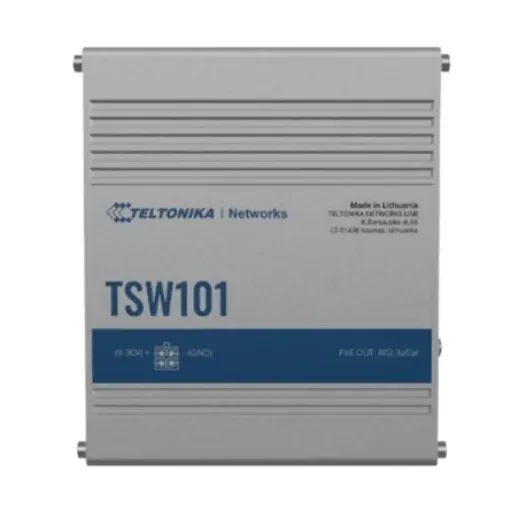 Teltonika TSW, Unmanaged 5 Port Industrial Ethernet Switch With PoE - TSW101 product image