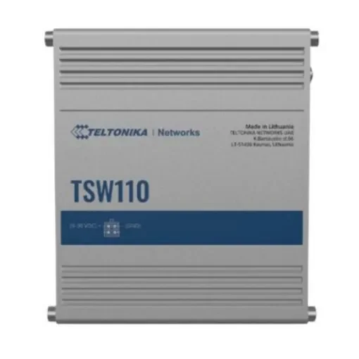 Teltonika TSW, Unmanaged 5 Port Industrial Ethernet Switch With PoE - TSW110 product image