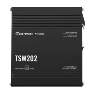Teltonika TSW, Managed 10 Port Industrial Ethernet Switch With PoE - TSW202 product image