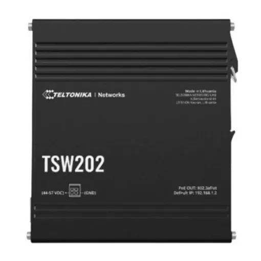 Teltonika TSW, Managed 10 Port Industrial Ethernet Switch With PoE - TSW202 product image