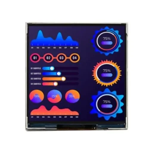 Midas MDT0400A-USBC IPS TFT TFT LCD Display / Touch Screen, 4in, 720 X720pixels product image