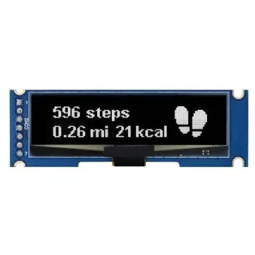 Midas 2in White Passive matrix OLED Display 128 X 32pixels COB SPI Interface - MDOB128032IV-WS product image